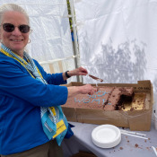 Mary-cutting-cake